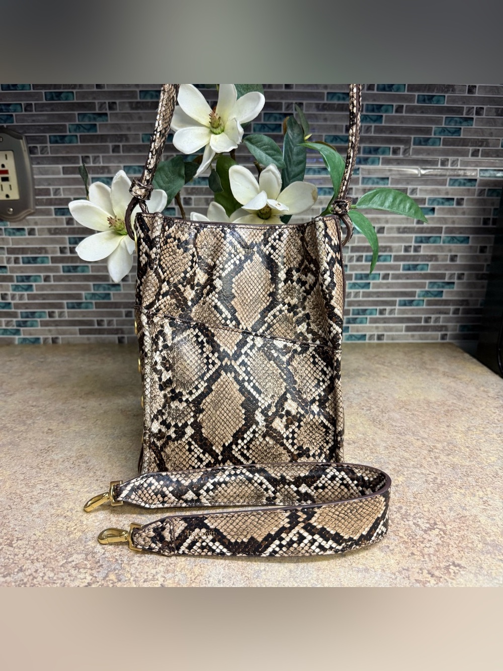 Hammitt Davis Small Domino Snake purse